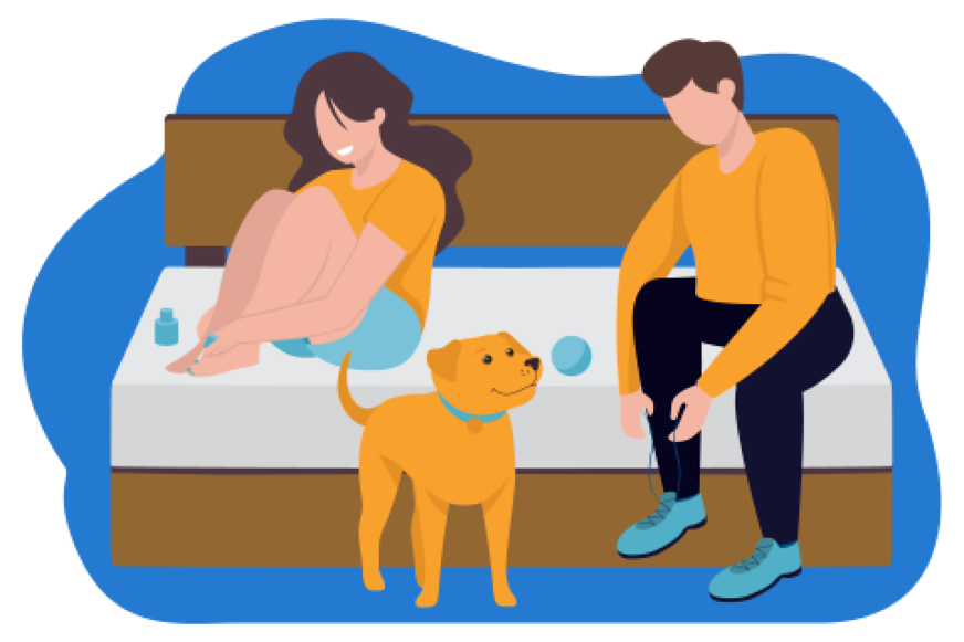 colchão de baixa transferência de movimentos